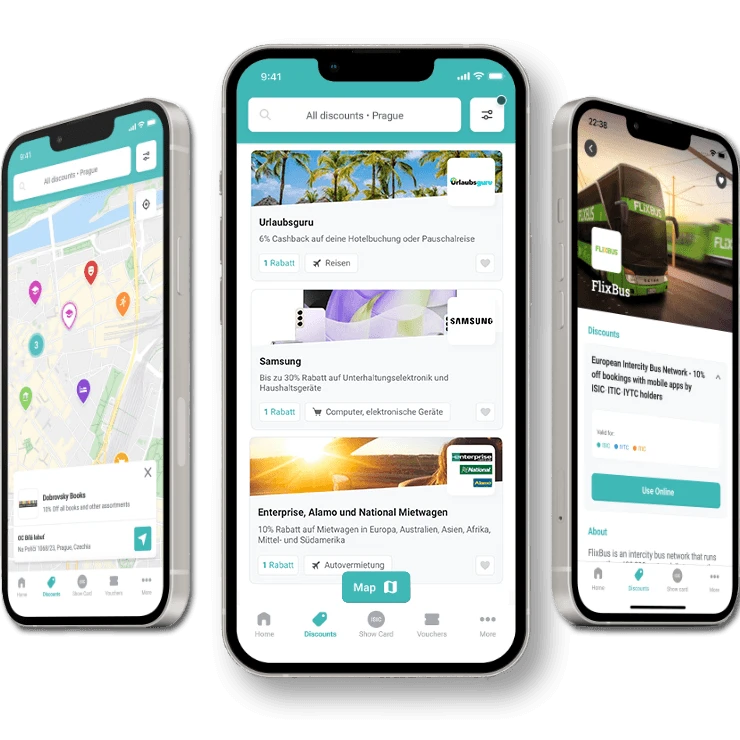 ISIC app benefits